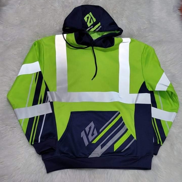 SafetyShirtz Class 3 Safety Hoodie - Picture 2 of 8